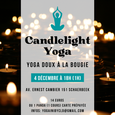 Candlelight Yoga 4 décembre 2022