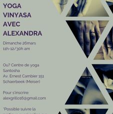 Atelier de yoga Vinyasa avec Alexandra